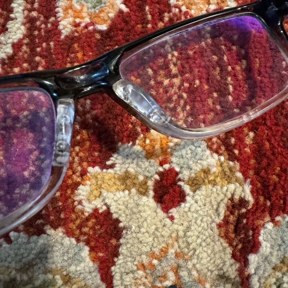 Oakley Plank 2.0 Eyeglasses Prescription Unisex Black And Translucent Frames View 5